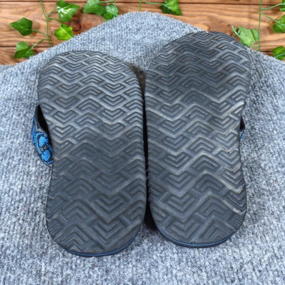 Teva Mush Kids Boys‎ 6 Black Synthetic Flip Flop Sandals Casual Comfort